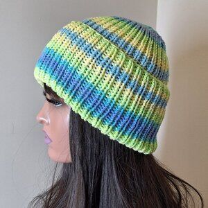 Handmade Multicolor Soft Hat Beanie